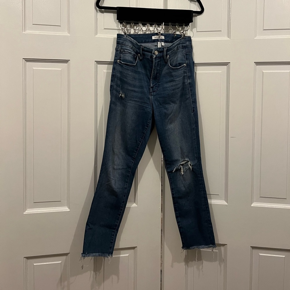 Good American Good Waist Skinny Jeans - Cropped